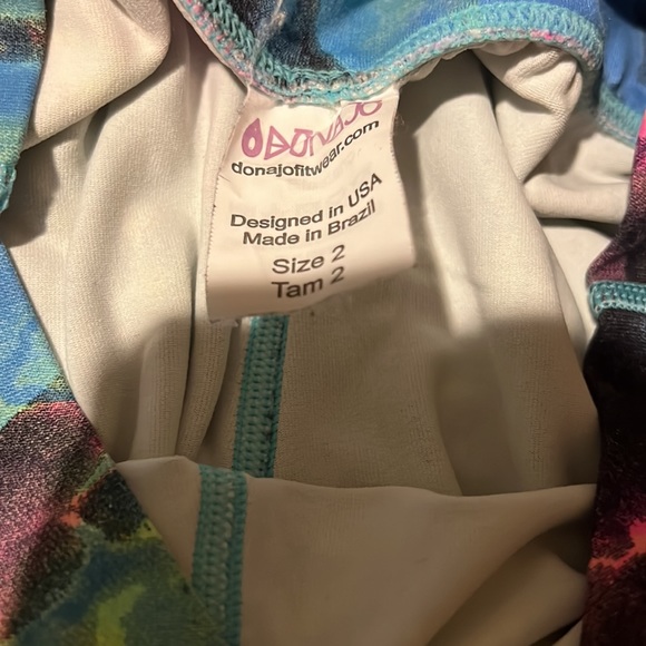 DonaJo Women’s Leggings Size 2 - Picture 3 of 3